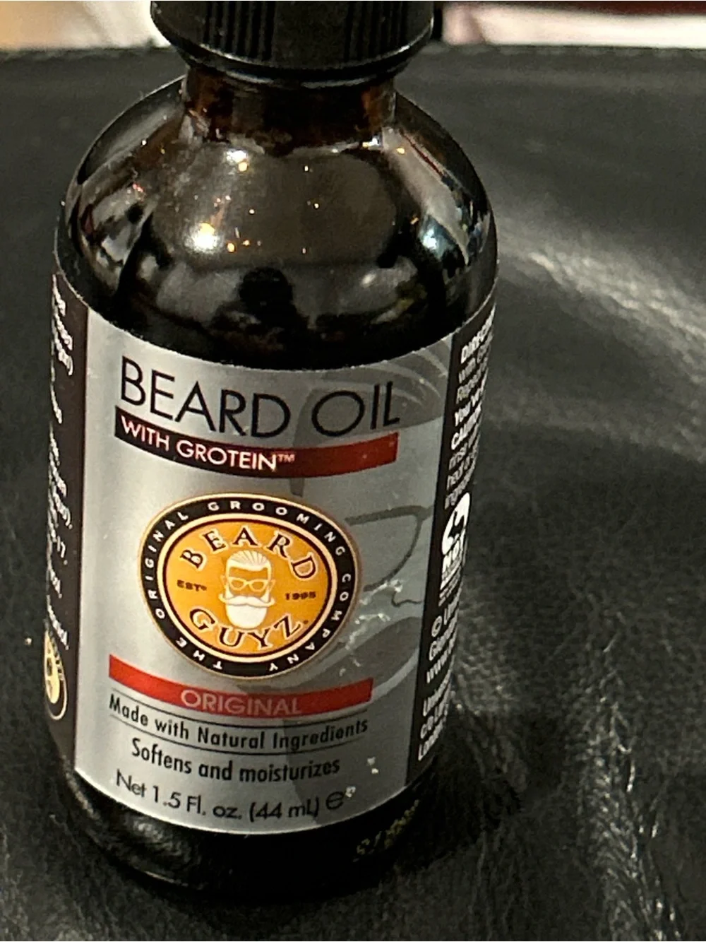 Original Beard Oil - Natural Softening Grooming Oil (Brown/Black)